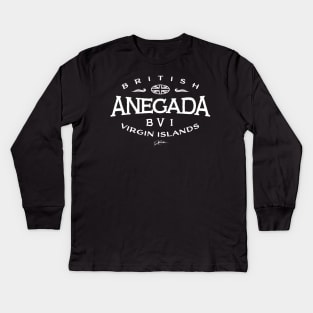 Anegada, British Virgin Islands Kids Long Sleeve T-Shirt